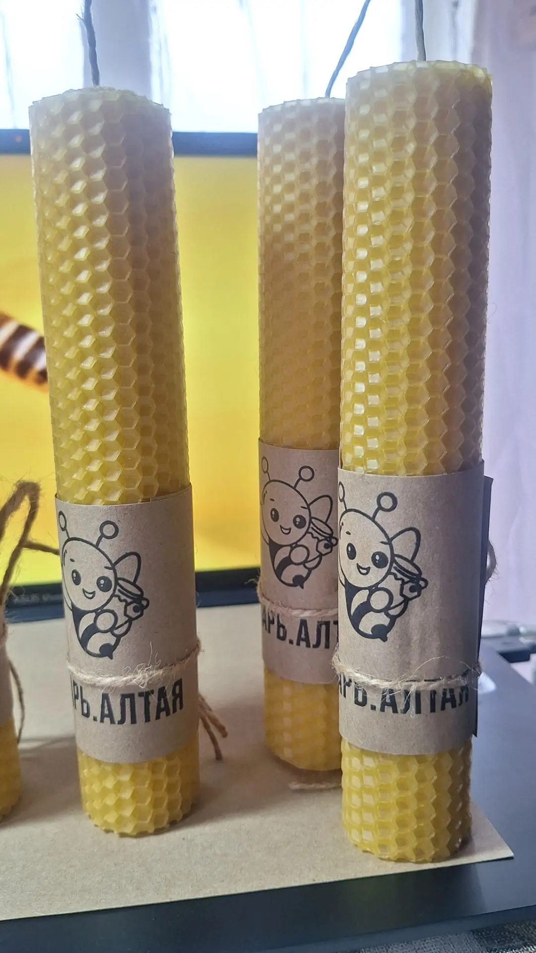 🐝Свеча из вощины!🔥🐝