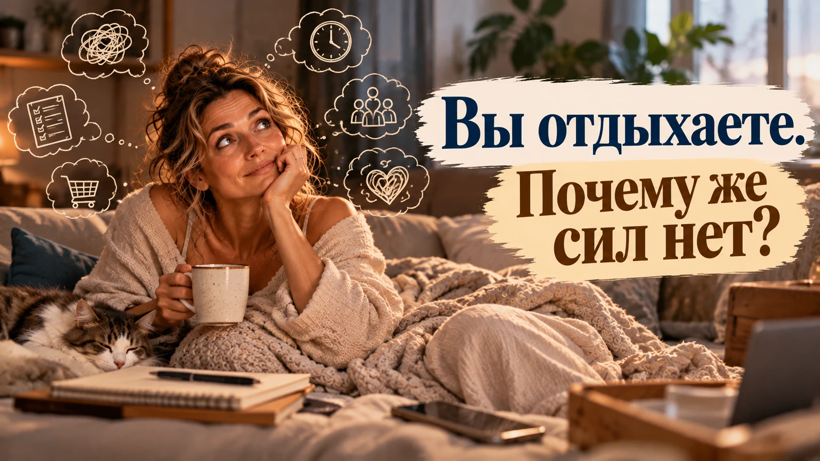 Вы отдыхаете. Почему же сил нет?