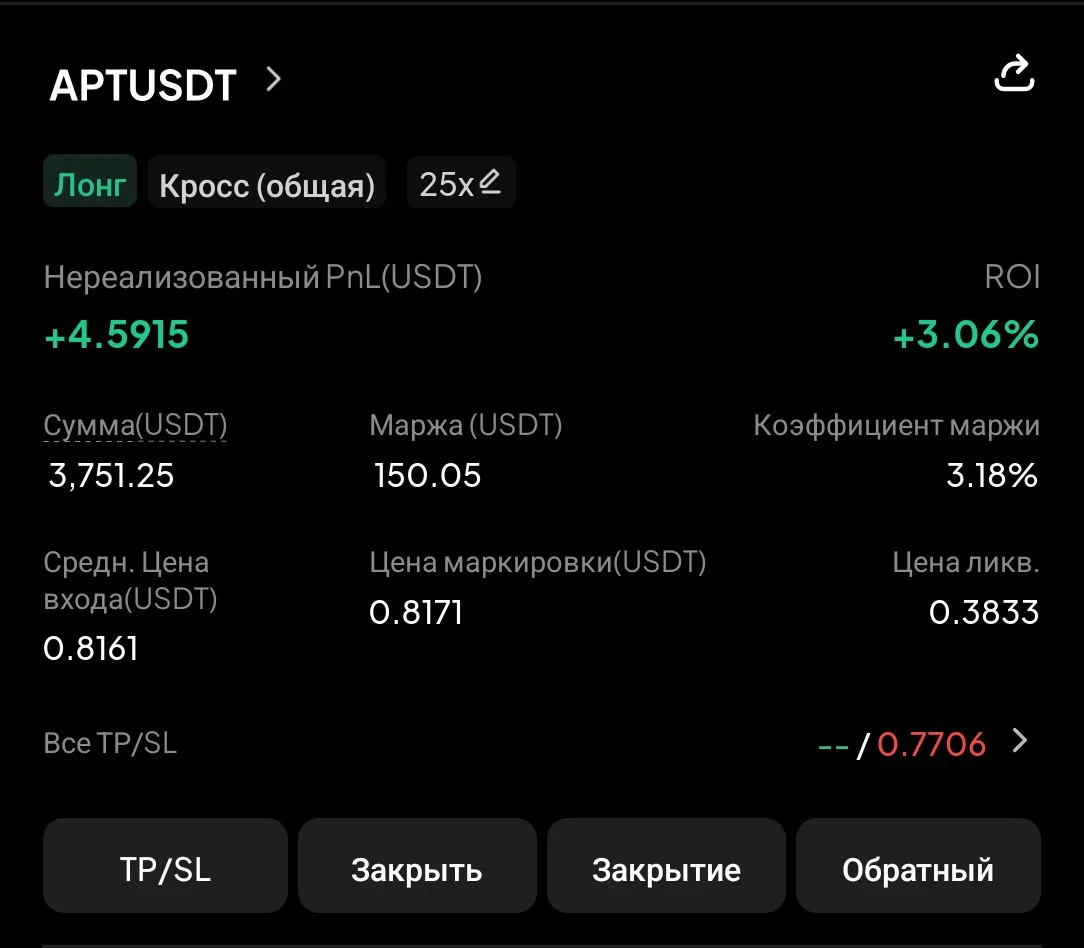 🚀Заходим APT long 25Х
