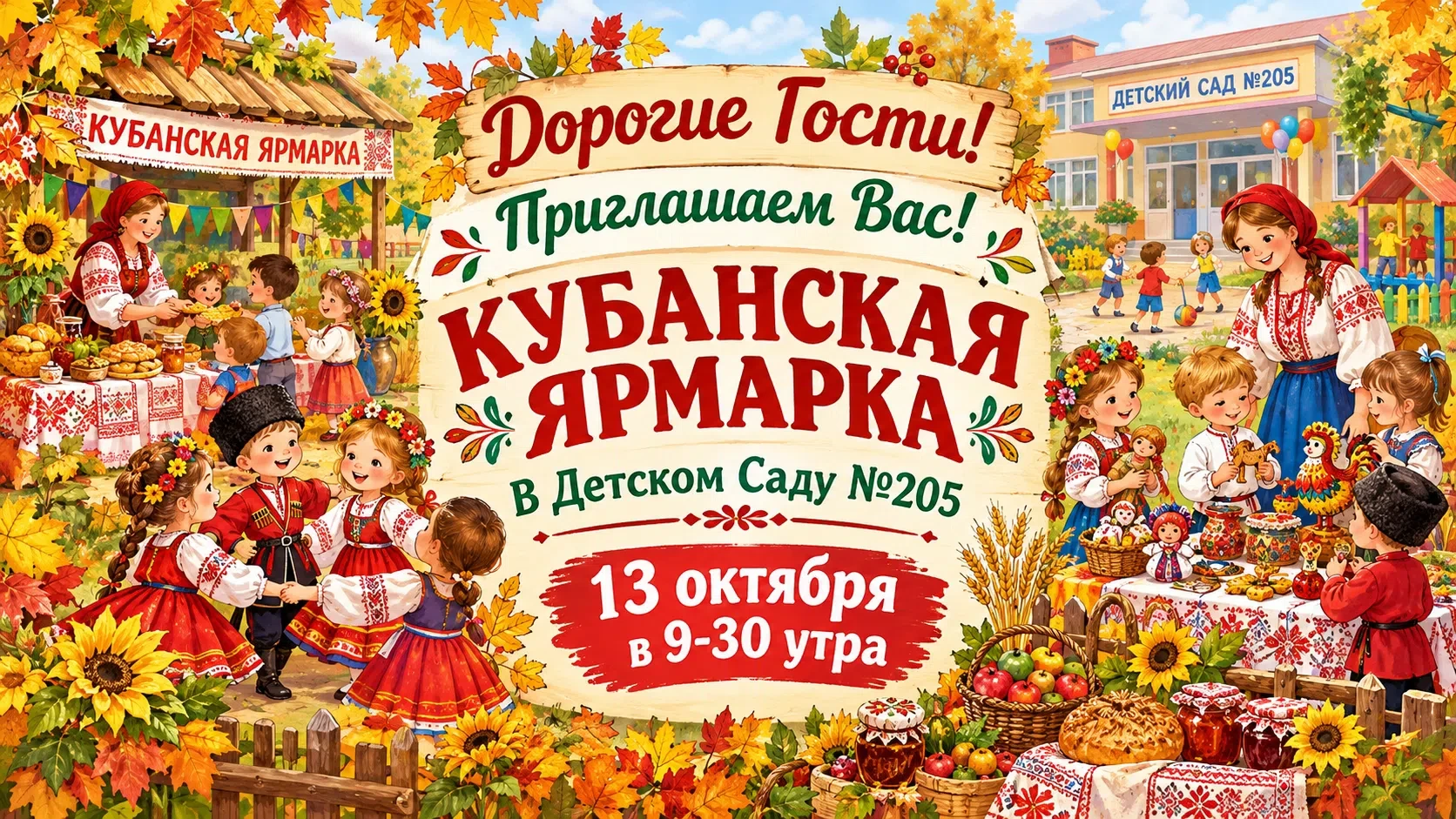 🍁 ОСЕНЬ НА КУБАНИ — ПРАЗДНИК ДЛЯ ВСЕЙ СЕМЬИ! 🍎