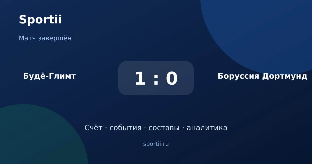 ⚽ Матч завершён
