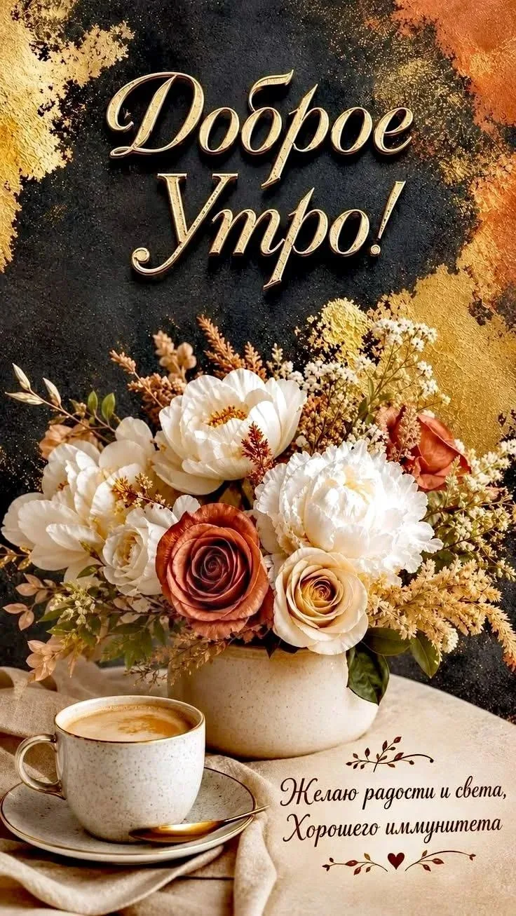 Всем прекрасное, доброе,пятничное утро!