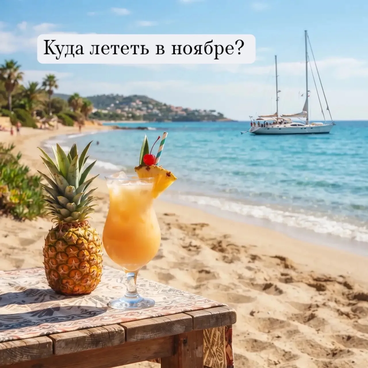 Теплый ноябрь: куда лететь вместо дождливой осени ⁉