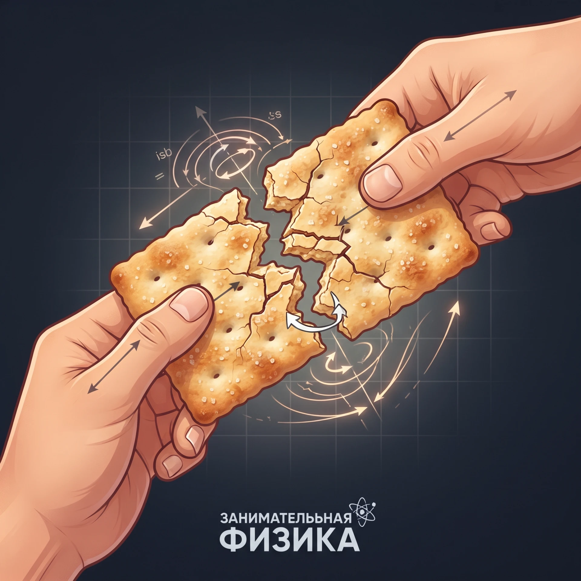 🍪 СЕКРЕТ СЛОМАННОГО ПЕЧЕНЬЯ: ПОЧЕМУ ОНО НИКОГДА НЕ РАЗЛАМЫВАЕТСЯ РОВНО ПОПОЛАМ?