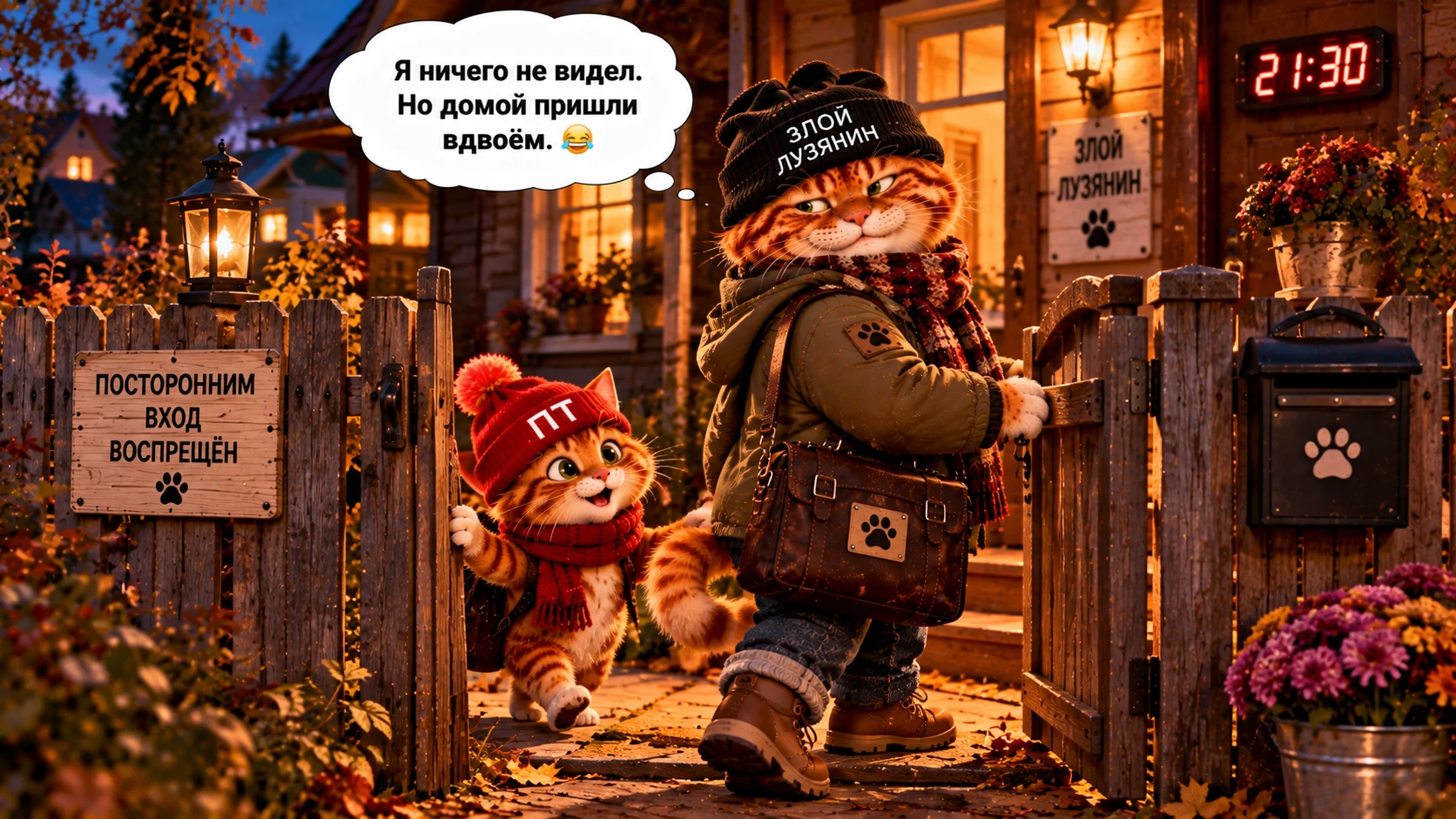 🌙 Спокойной ночи, лузяне!