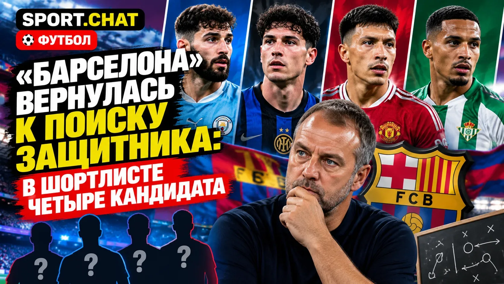 «Барселона» ищет нового защитника после поражений от «ПСЖ» и «Реала»: четыре кандидата ...