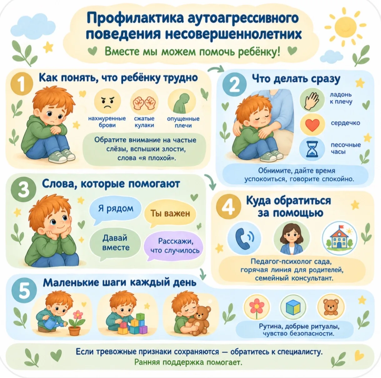 💚Поддержка ребёнка начинается с внимания