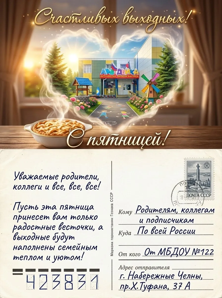 🎉 Пятница на календаре — а значит, впереди долгожданные выходные! 🎉