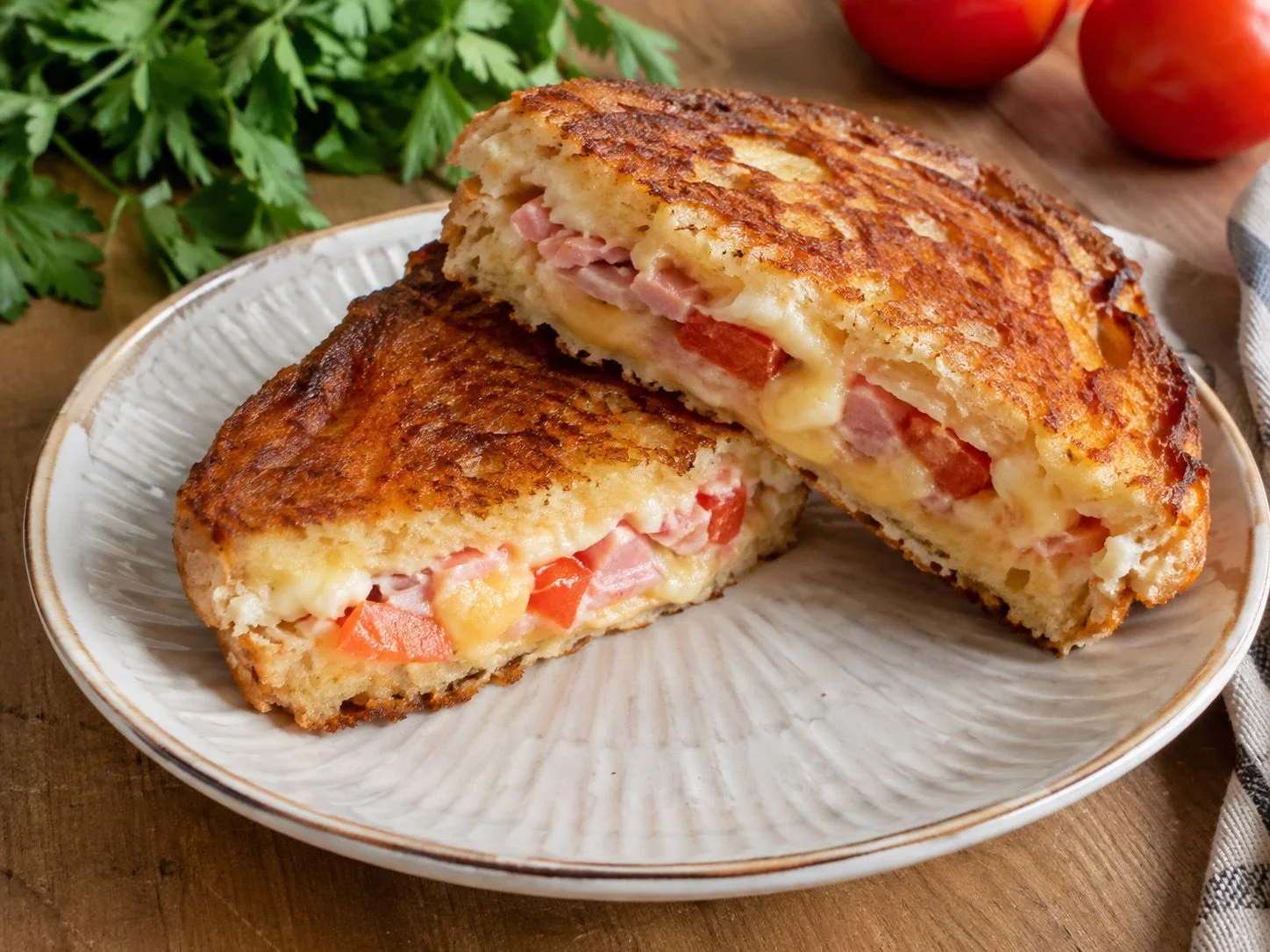 🥪 ГОРЯЧИЕ БУТЕРБРОДЫ НА СКОВОРОДЕ — быстрый ужин из простых продуктов!