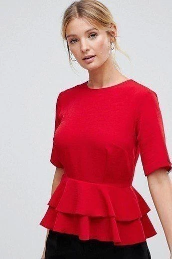 Блуза с баской