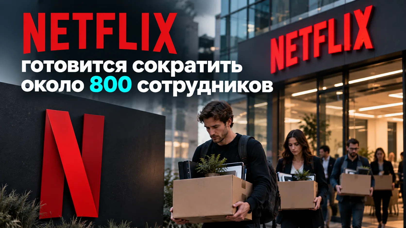 #HireFire Стриминговый гигант Netflix планирует уволить примерно 5% персонала — это око...