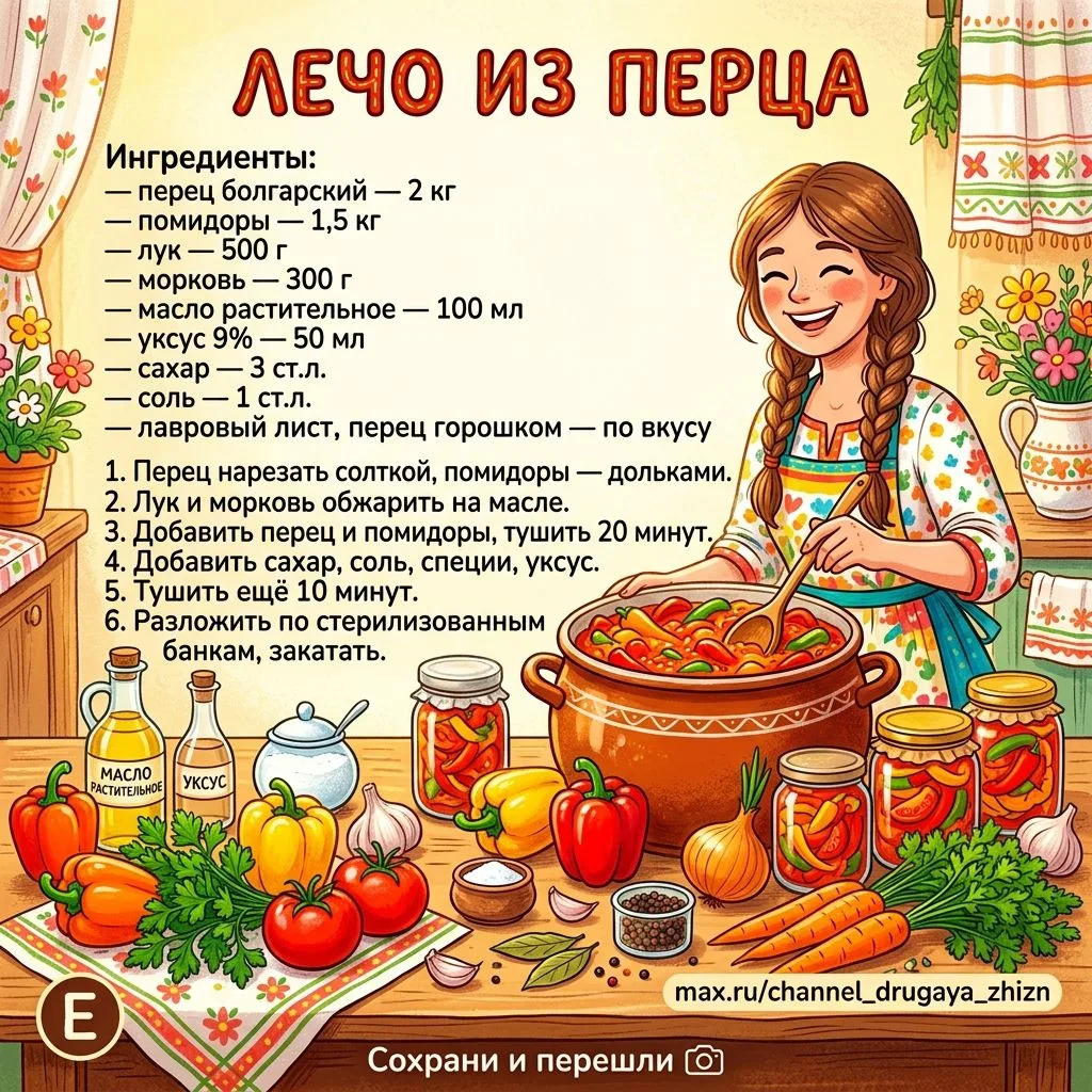 🌶️ Лечо из перца.