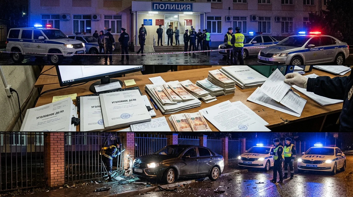 АРЕСТЫ, ПРИГОВОРЫ И ПЬЯНОЕ ДТП