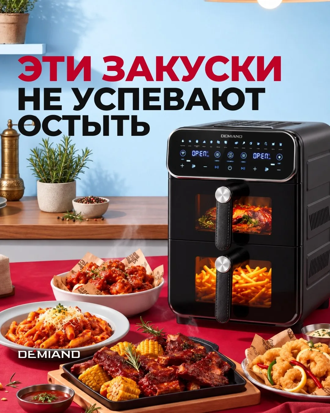 Закуски в аэрогриле: 7 рецептов, которые исчезают горячими 🔥🧀