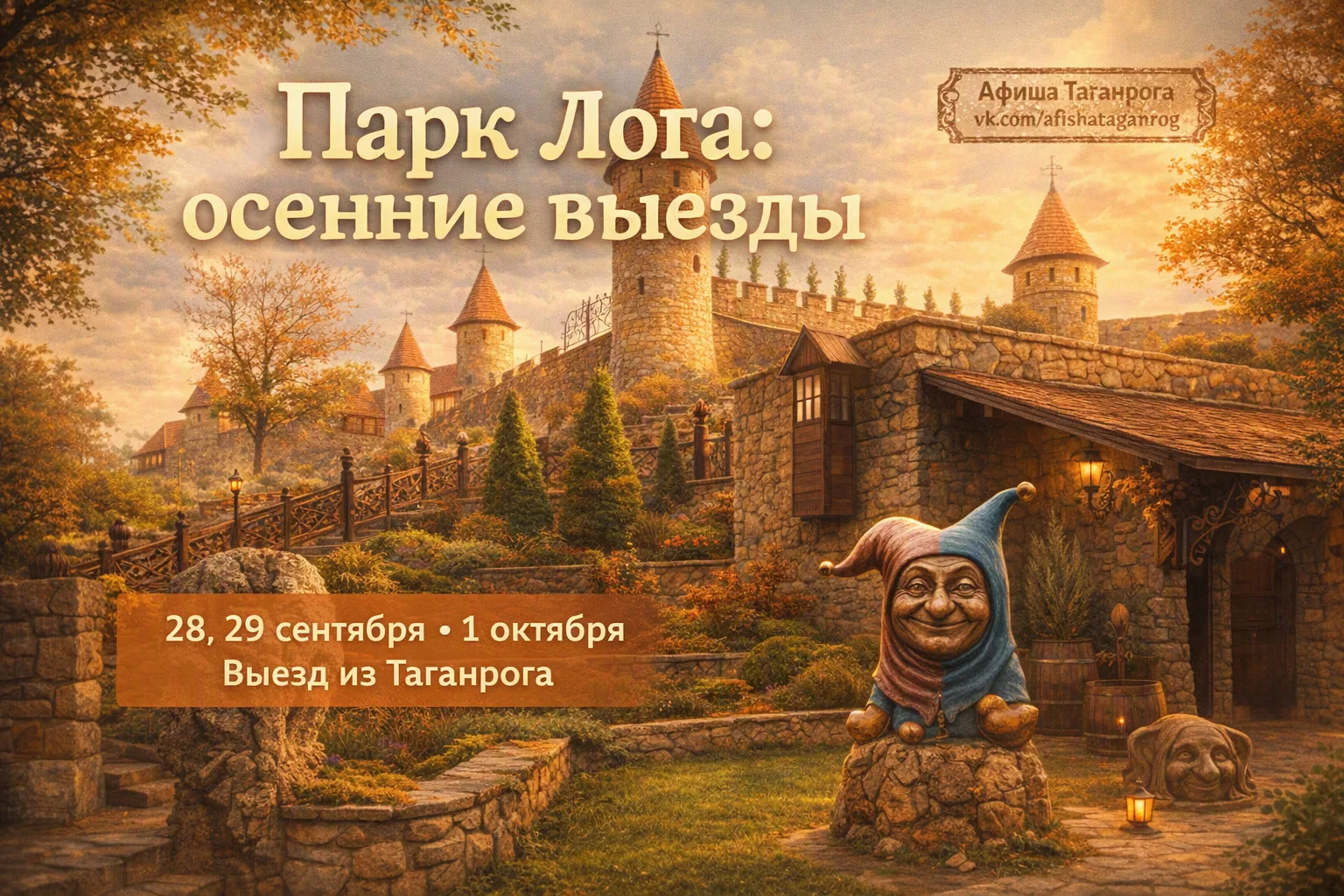 Осенние поездки в ландшафтный парк «Лога» 🍂
