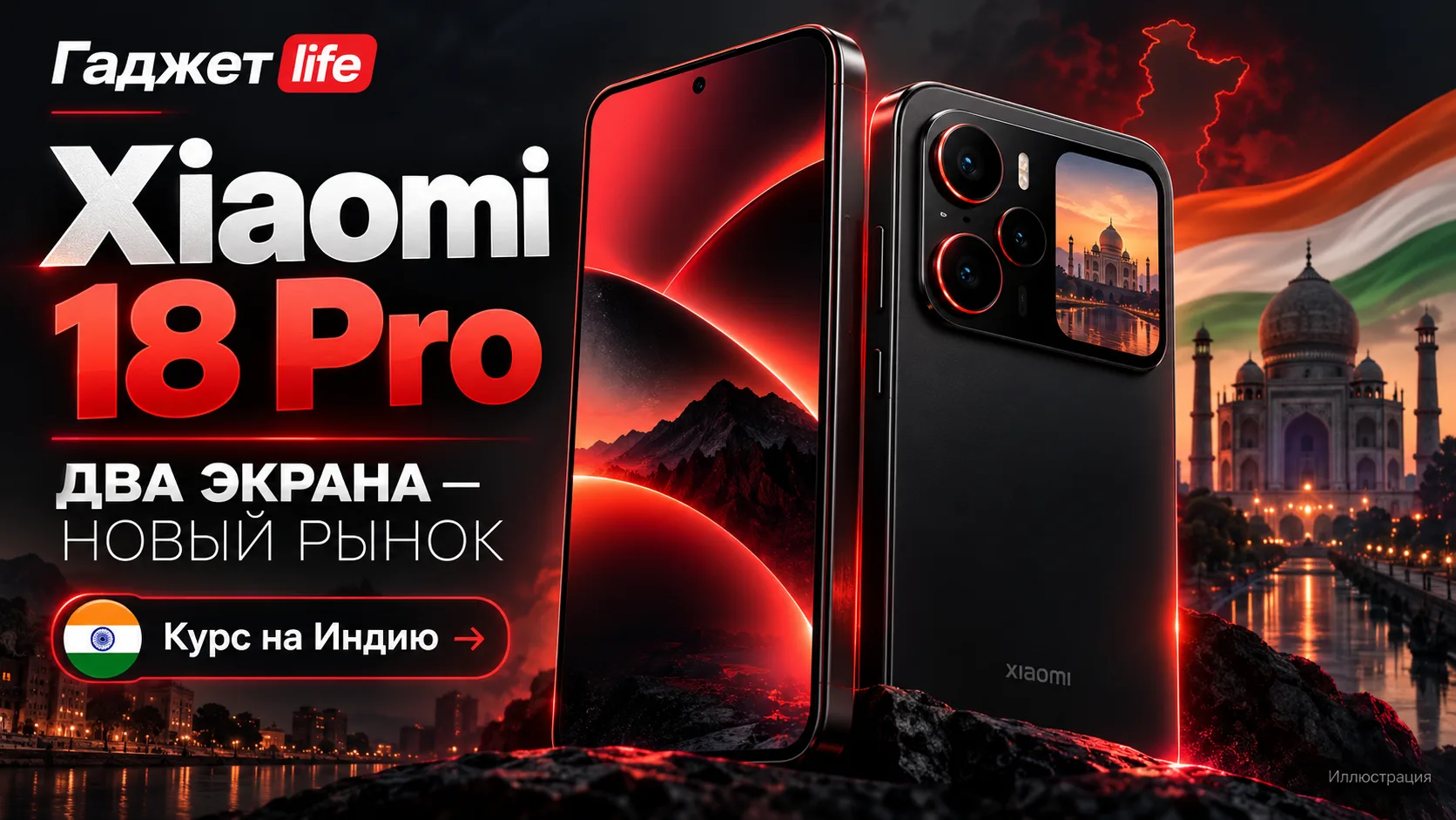 📱 Xiaomi 18 Pro: два экрана, две камеры по 200 Мп — кошелёк напрягся