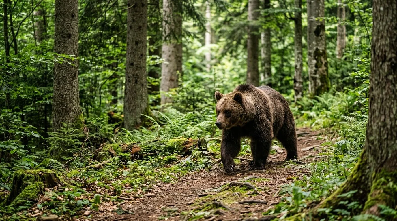 🚨🐻 44 звонка за сутки: в Иркутской области продолжают фиксировать выходы медведей к л...