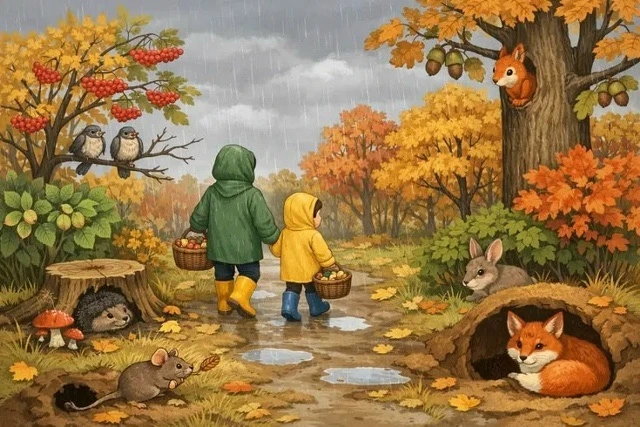 🌳 Удивительные истории о деревьях и листьях от группы «Радуга»! 🌈