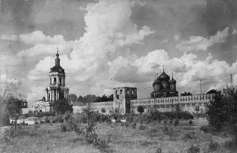 🏛️ Донской монастырь на архивном снимке