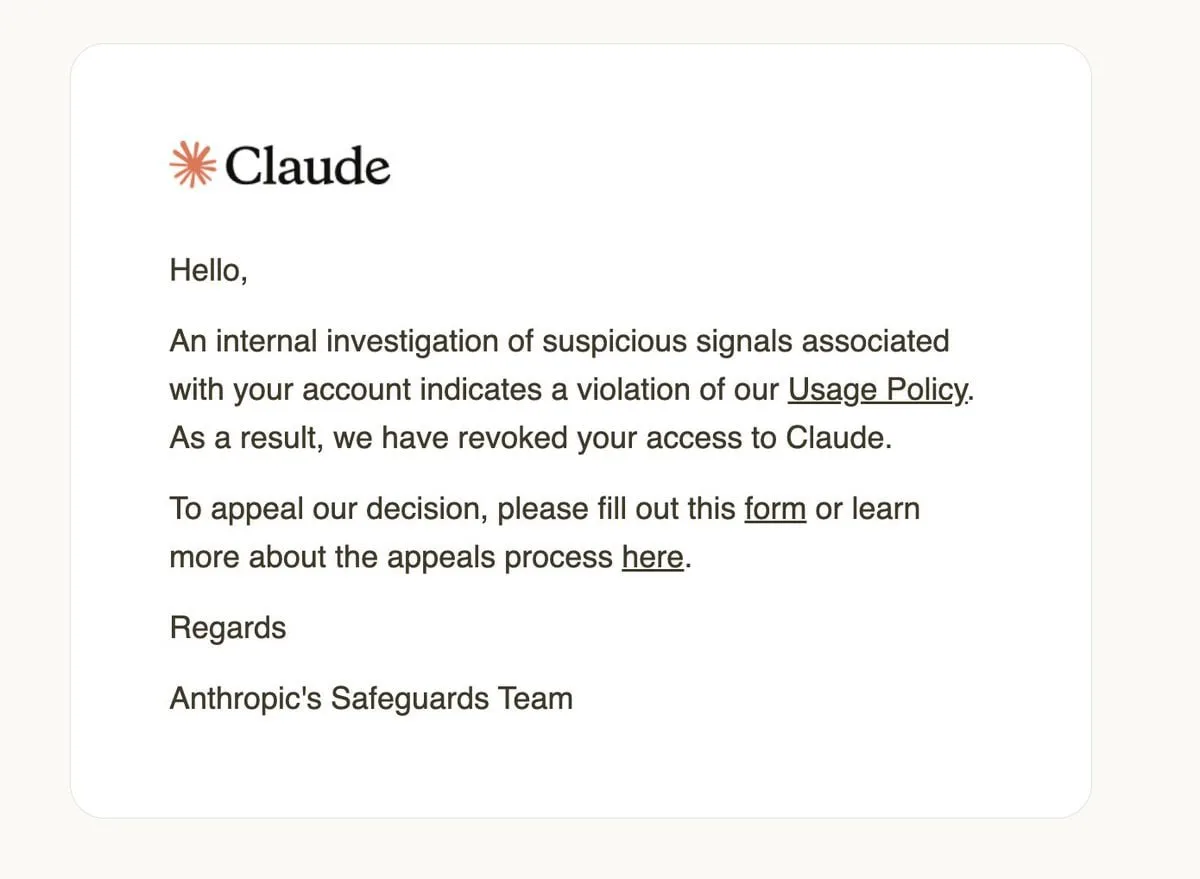 ❌Claude Code начал вычислять и банить пользователей из России — VPN не помогает и может...