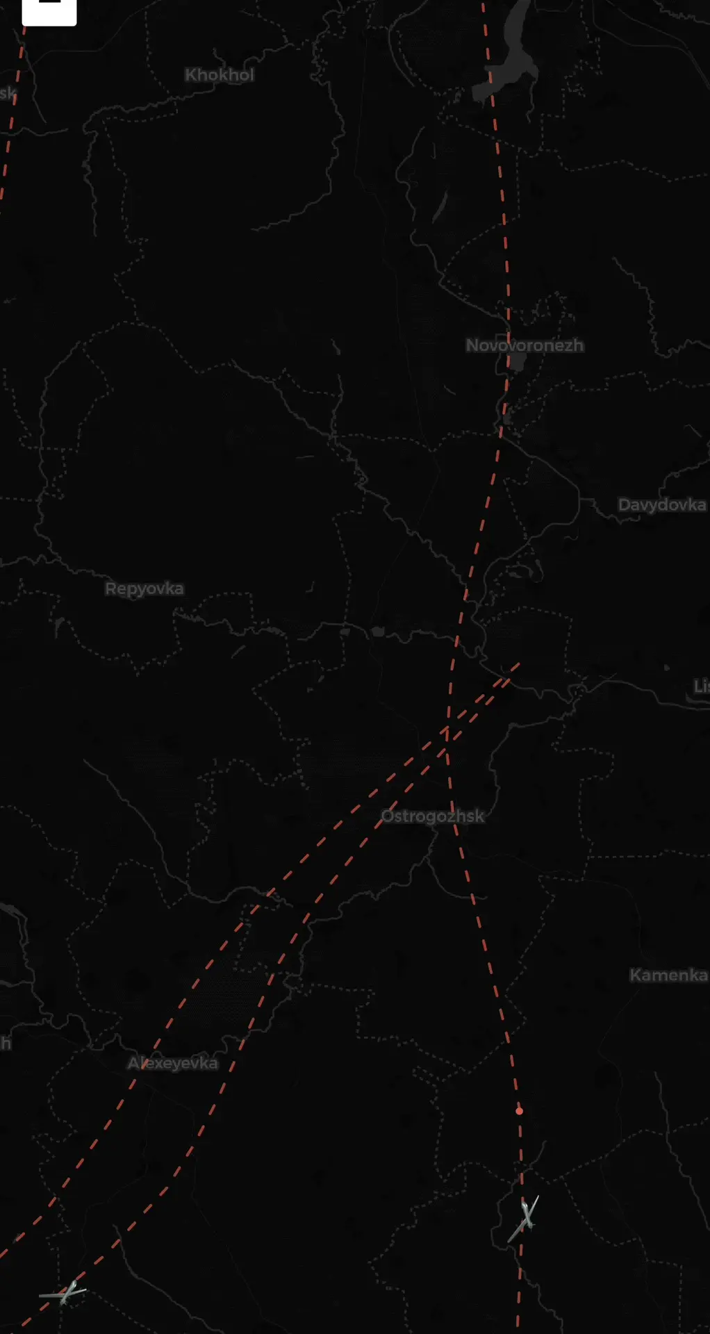 ⚡️ Пока летят три. Один потенциально через нас. - по данным независимого мониторинга