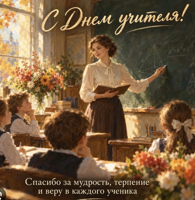 С днём учителя!