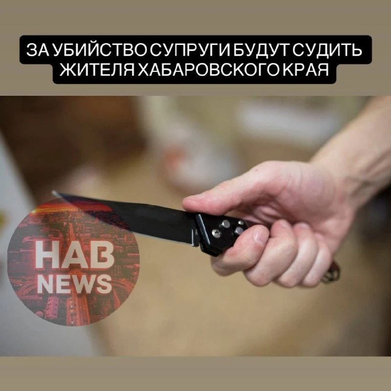 🚓 В Хабаровском крае мужчину будут судить за убийство жены