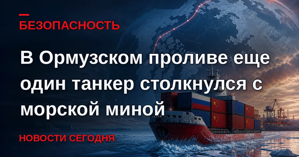 Еще один танкер, который шел по несогласованному с властями Ирана маршруту, столкнулся ...