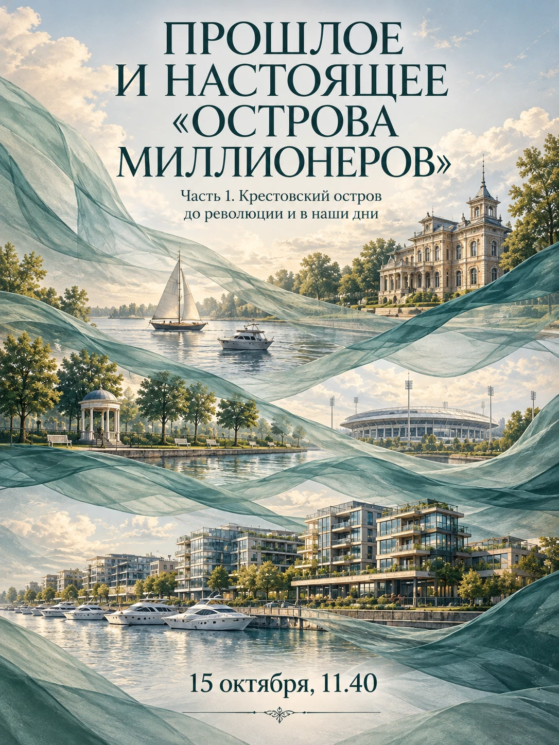 🌿 «Прошлое и настоящее «острова миллионеров». Часть 1. Крестовский остров до революции...