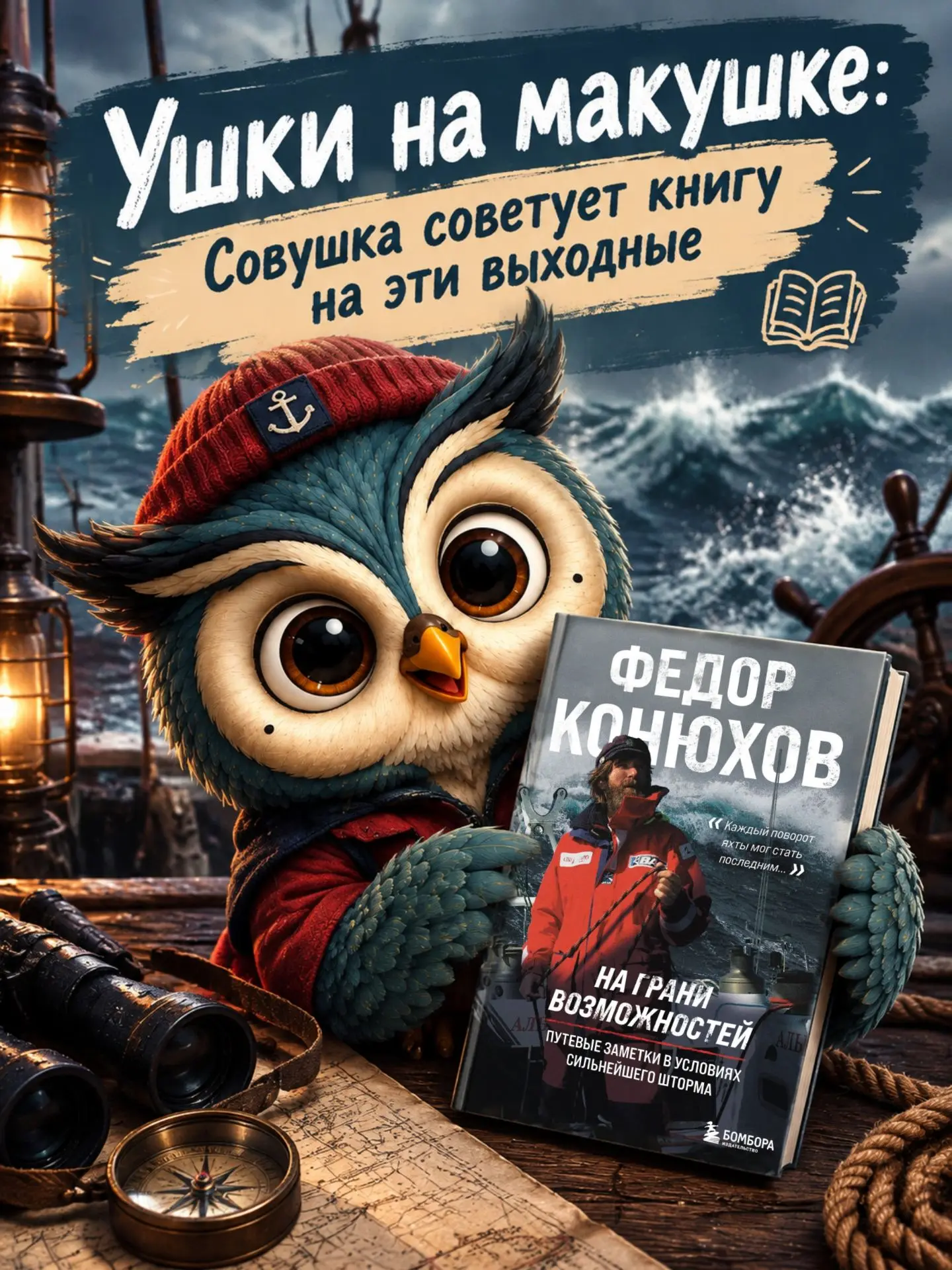 🦉Ушки на макушке: Совушка советует книгу на эти выходные