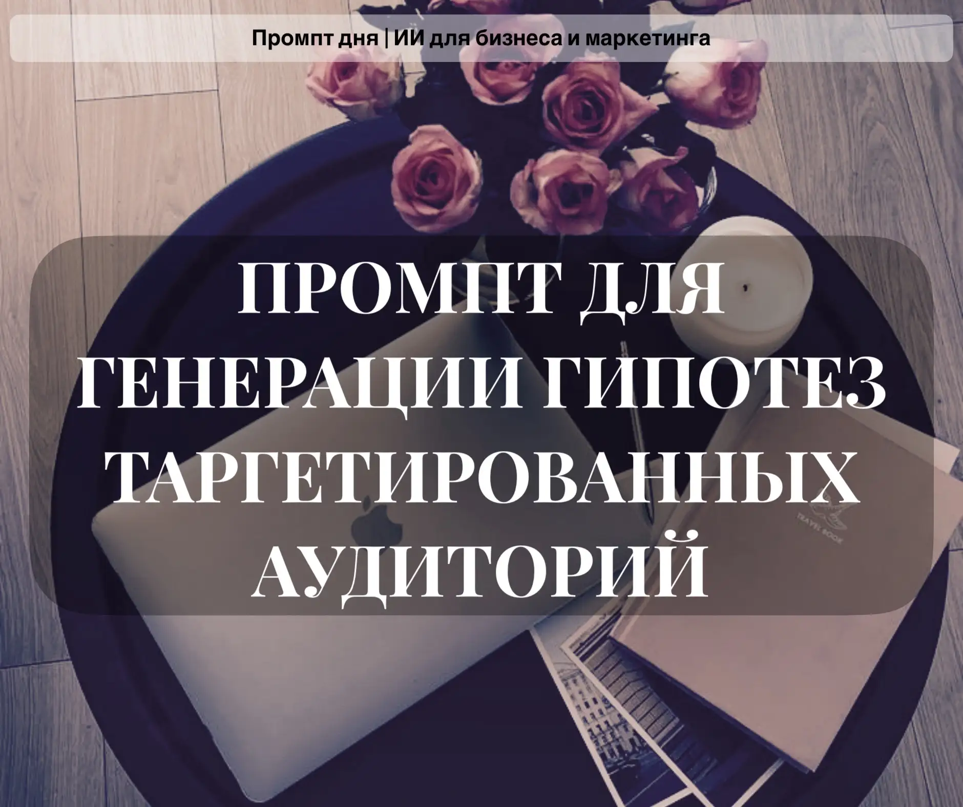 ПРОМПТ ДЛЯ ГЕНЕРАЦИИ ГИПОТЕЗ ТАРГЕТИРОВАННЫХ АУДИТОРИЙ: как за 20 минут получить гипоте...