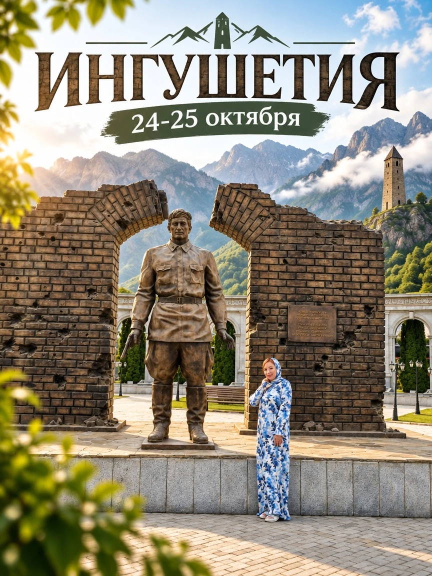 Ингушетия — самый маленький регион России, знаменитый своими башнями и красивыми пейзаж...