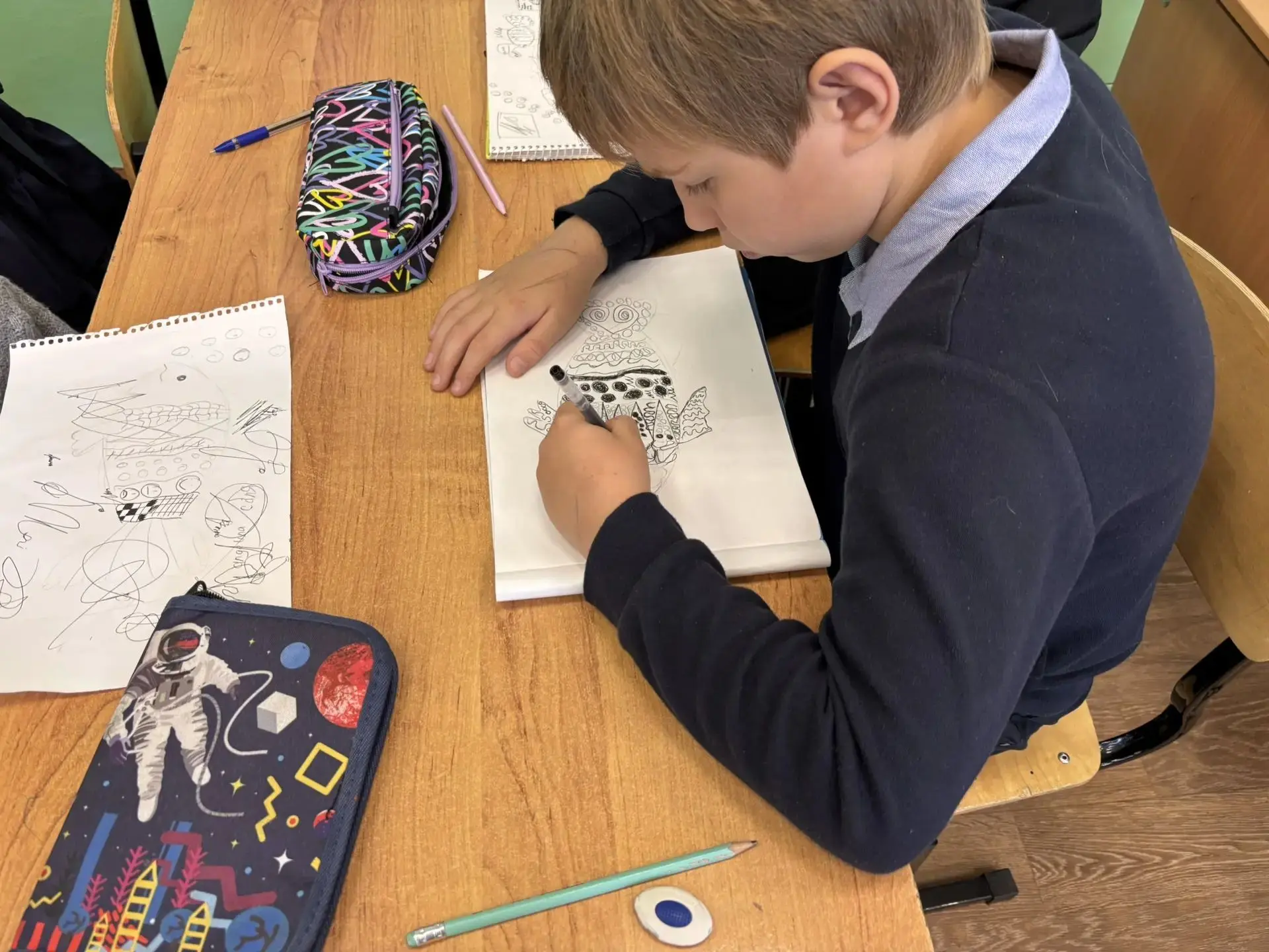 Творческий марафон в нашей школе! 🍁