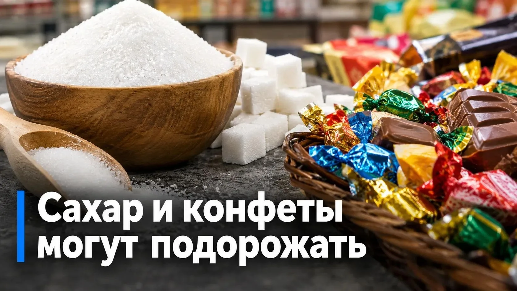 🍬 Сахар и конфеты в России могут подорожать