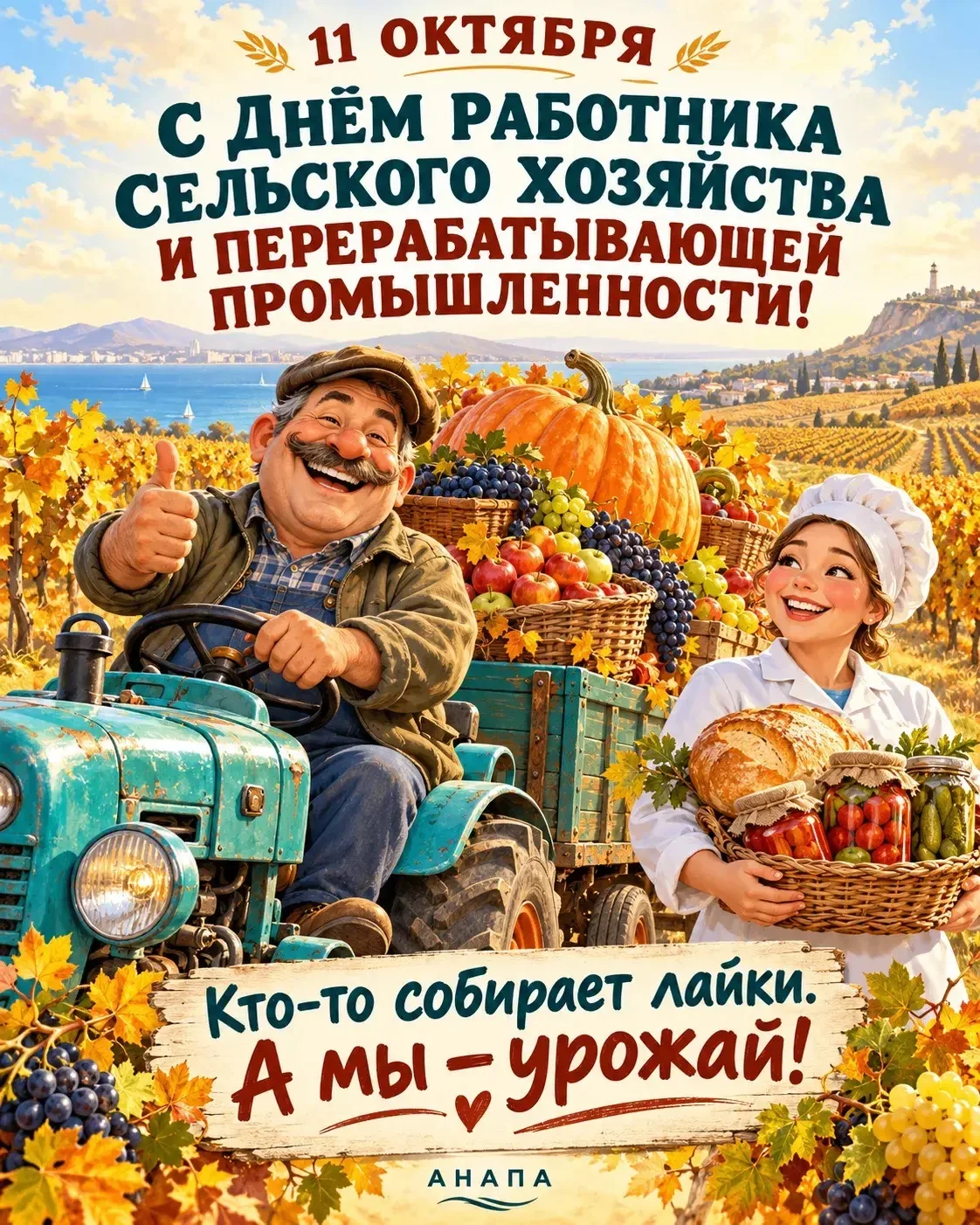 Кто-то собирает лайки, а вы — урожай! 🚜
