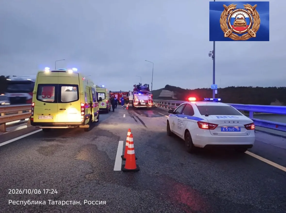 🚨6 октября на автодороге М‑12 «Восток» (Лаишевский район) водитель грузового автомобил...