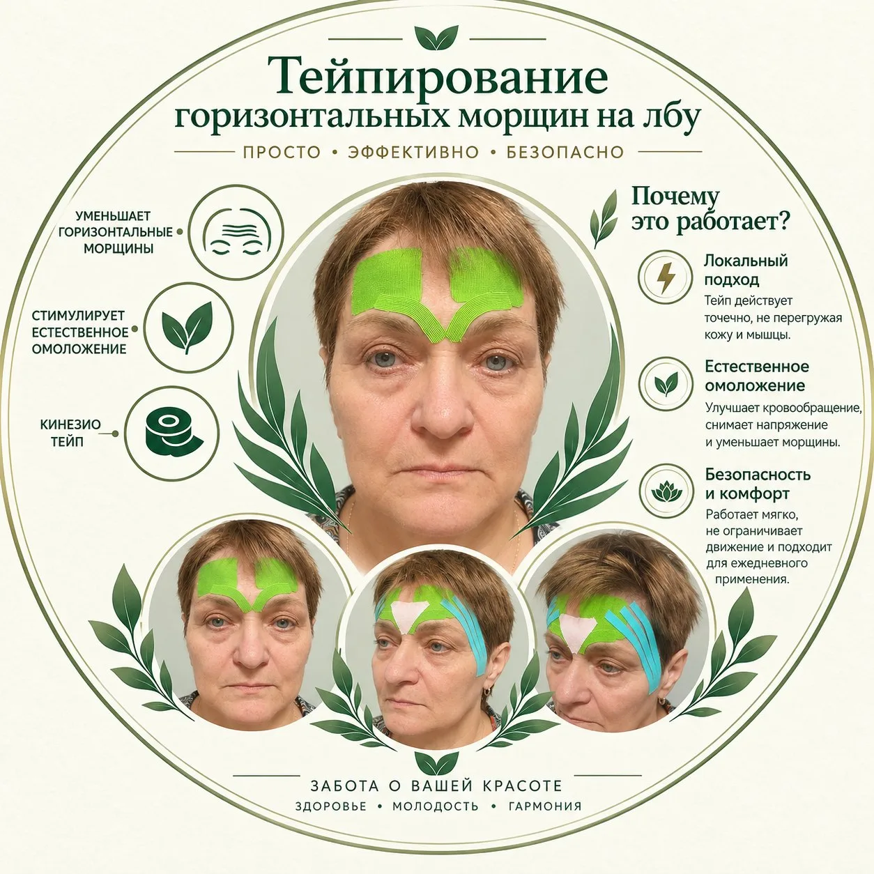 1️⃣ Шаг 1: База для лба