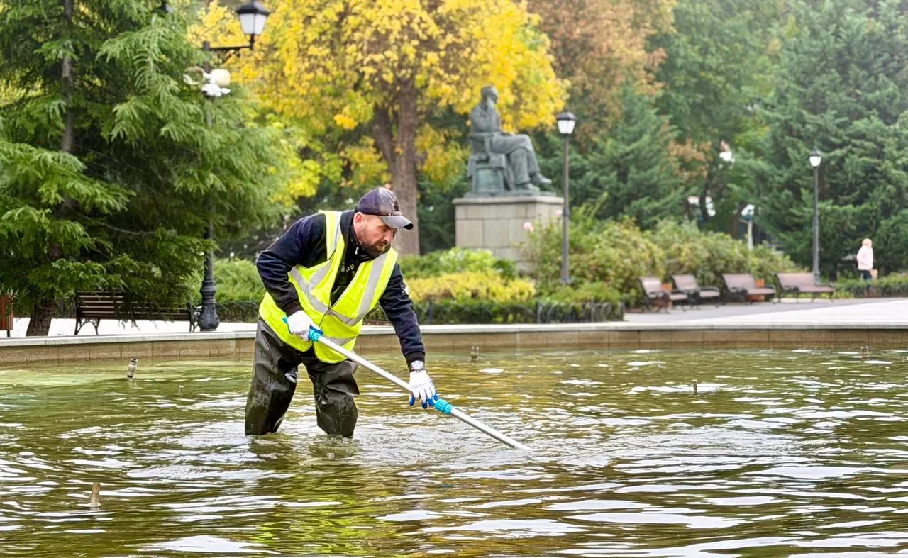 ⛲️ Фонтаны отключили до весны в Симферополе