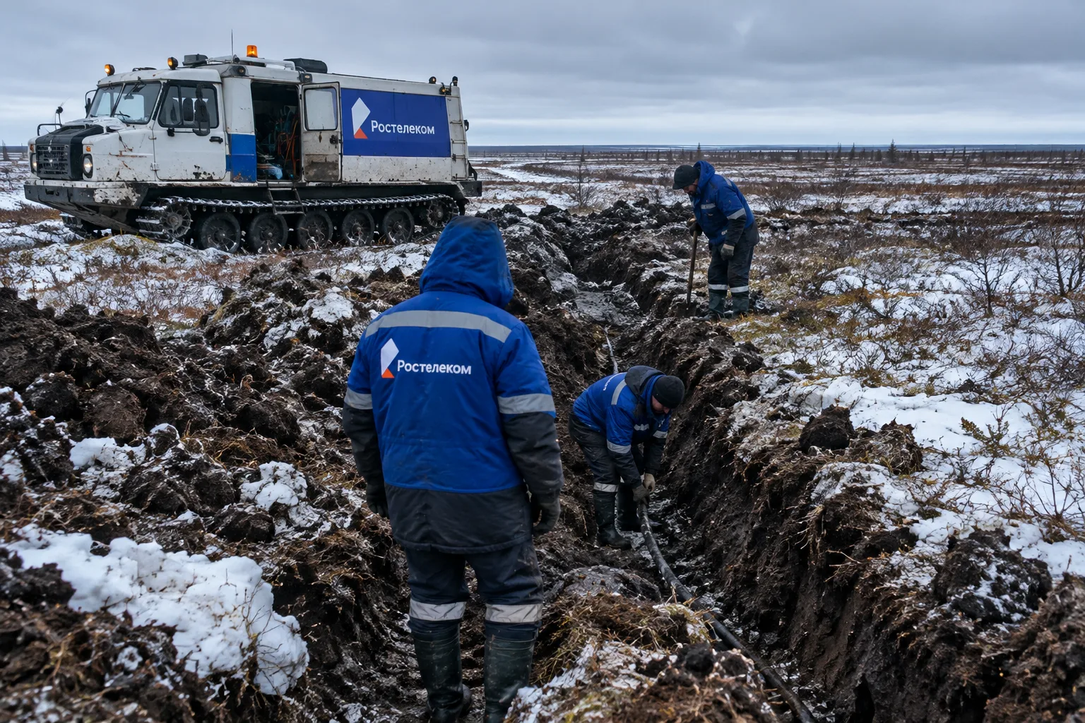 📡 Три района Коми всё ещё без связи! Связисты нашли место обрыва кабеля