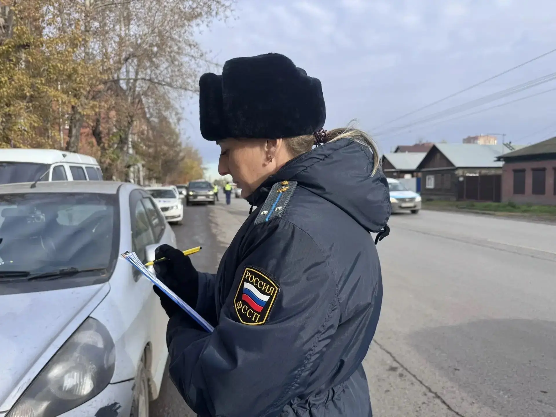 Арестовали семь автомобилей в ходе совместного рейда