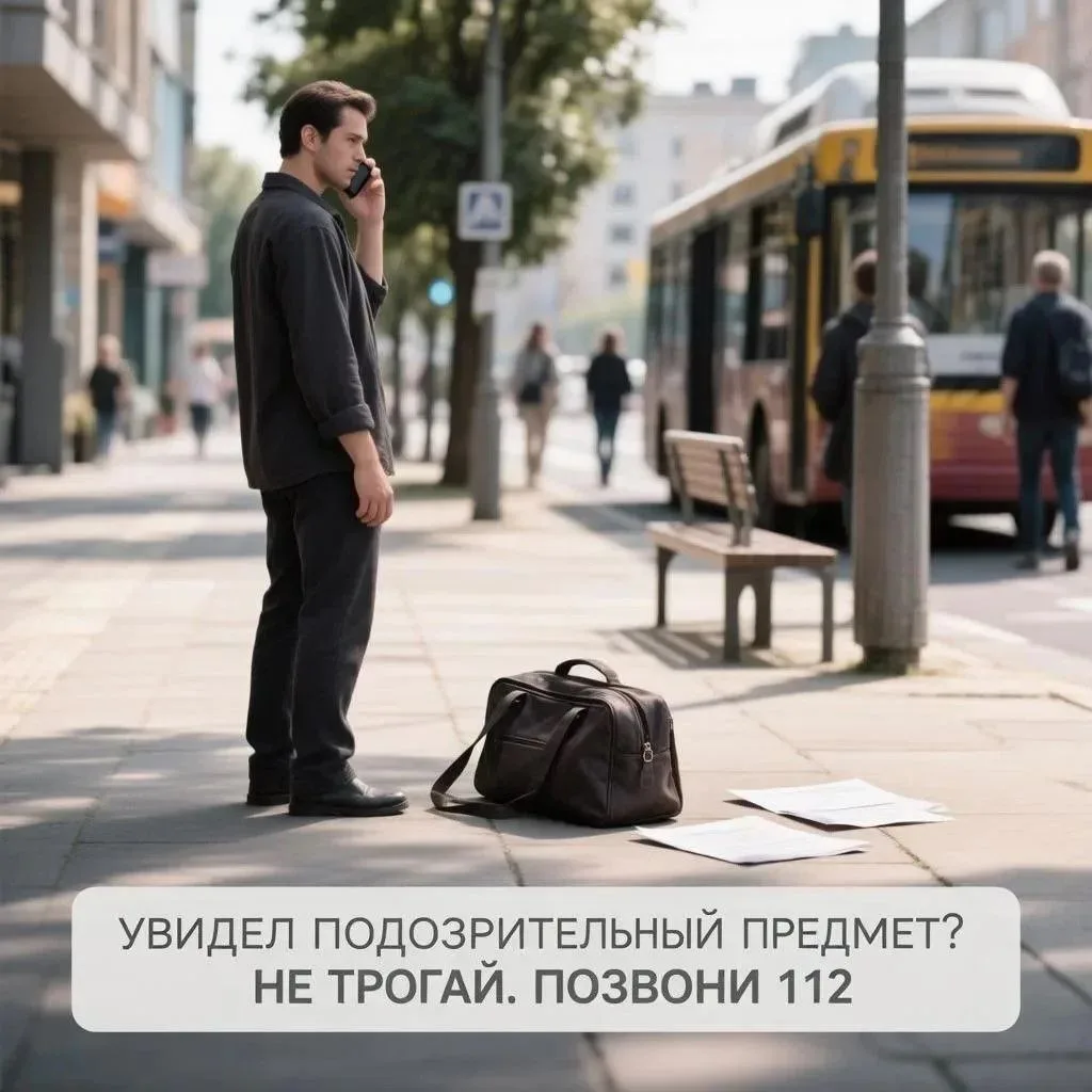 ‼️ Нашли подозрительный предмет? Не трогайте его!