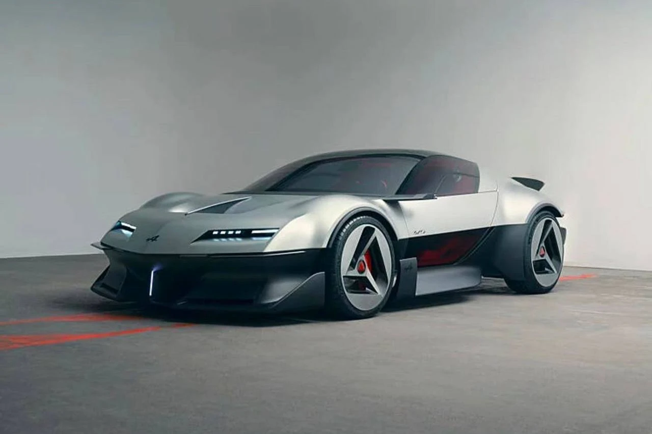 Новый Alpine A310 Vision показали раньше времени — в сеть утекли изображения футуристич...