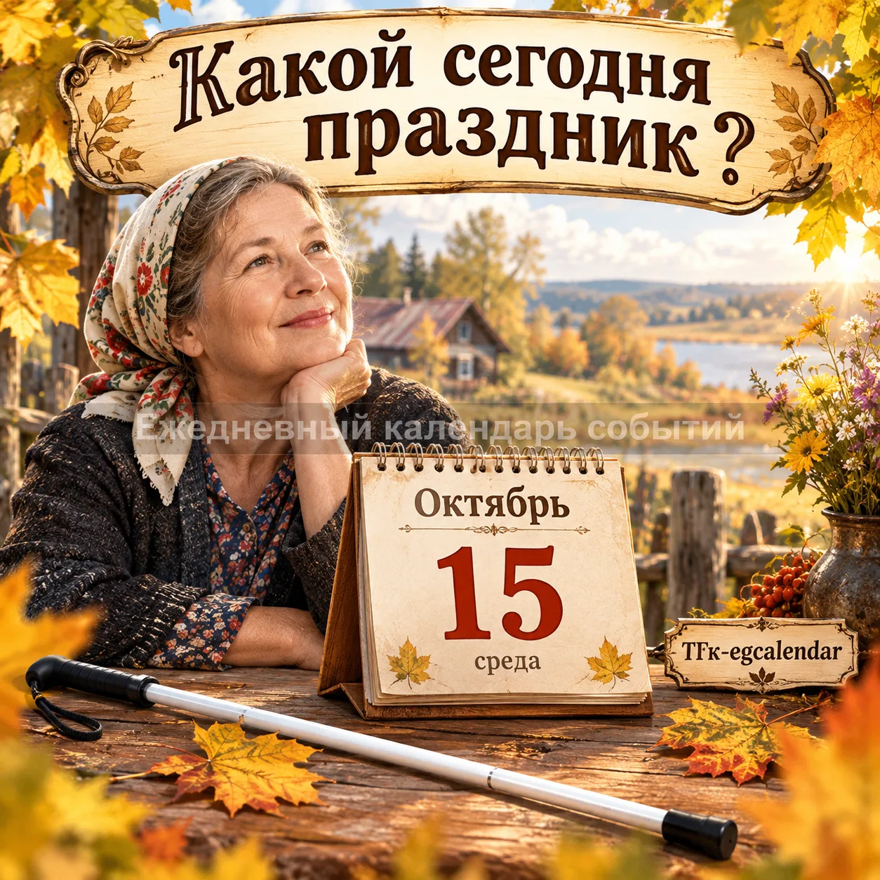 🗓 15 октября 2026 года, четверг