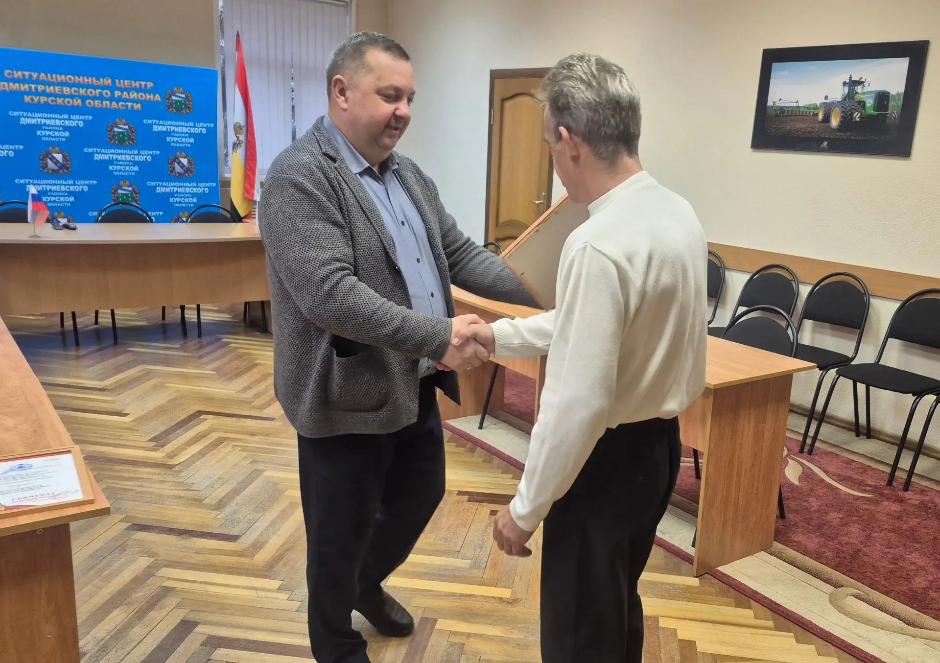 Глава района С.А. Ливенцев поздравил дорожников с профессиональным праздником: