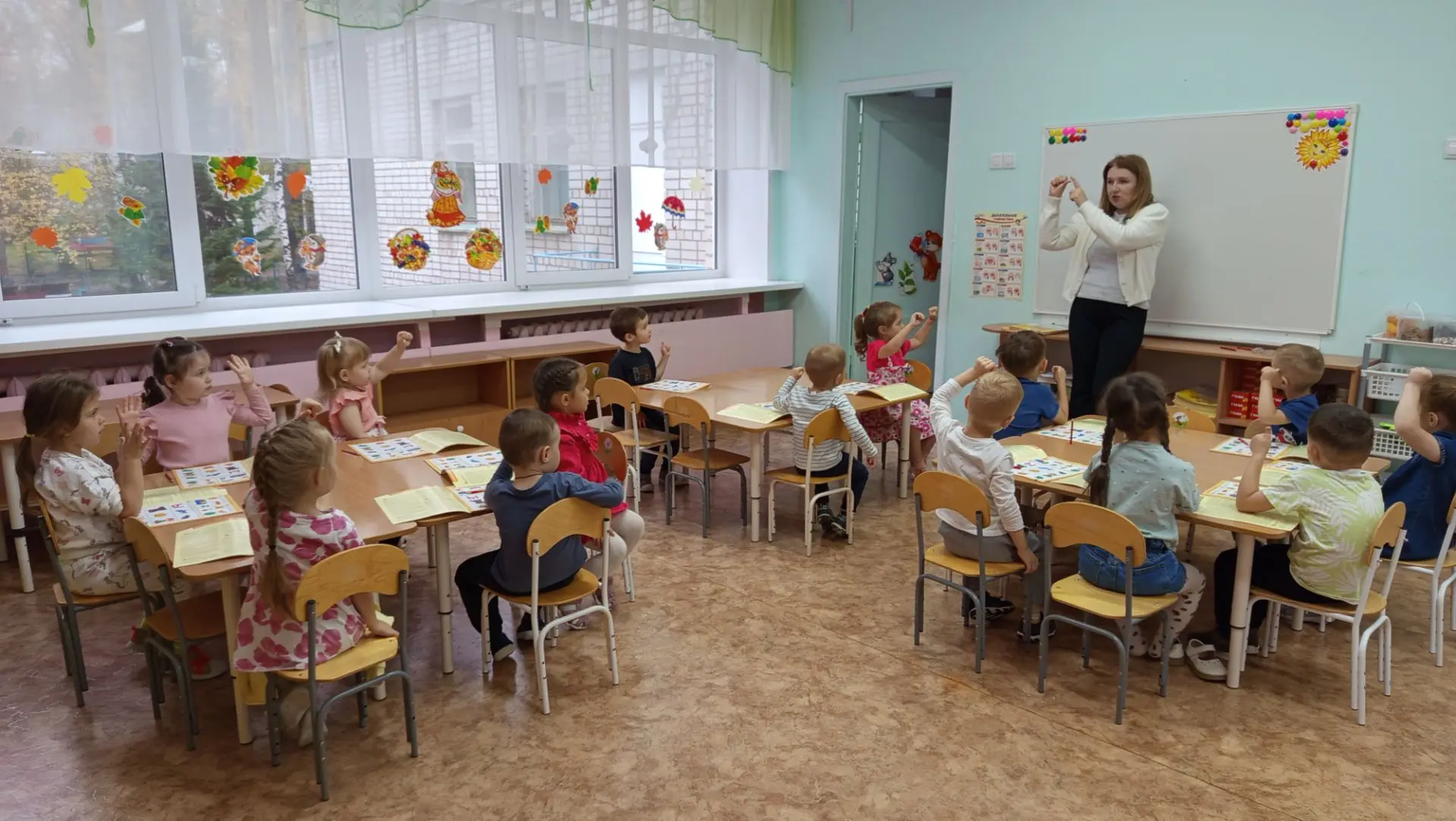 🔤 Сегодня ребята из группы «Лучики» занимались грамотой!