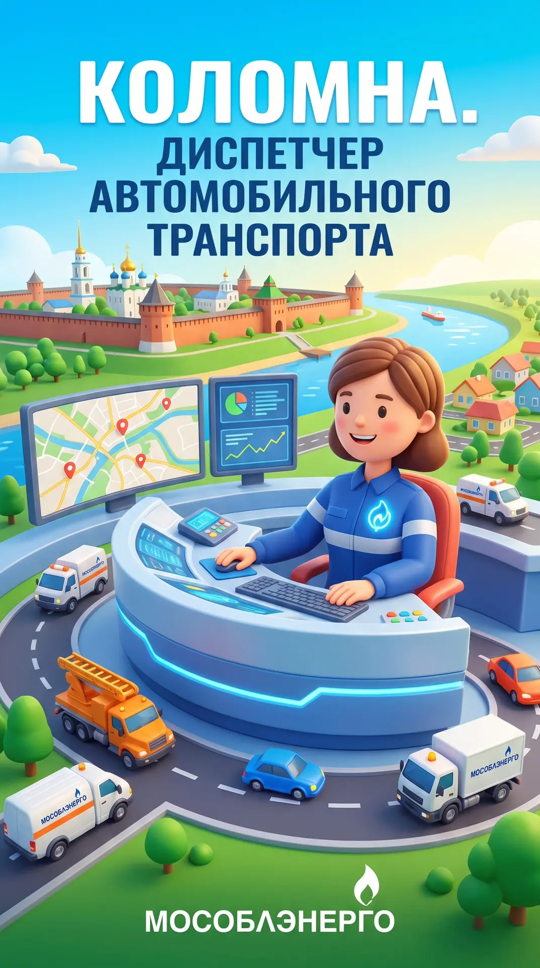 Коломна. Диспетчер автомобильного транспорта