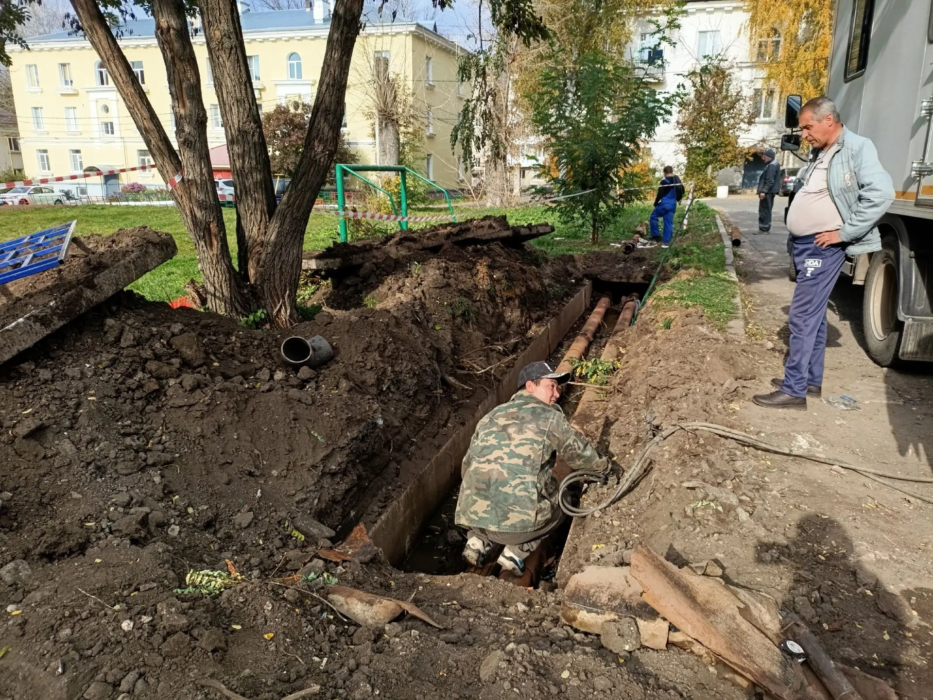 ❗️ Контроль за восстановлением теплоснабжения: ход работ на сетях