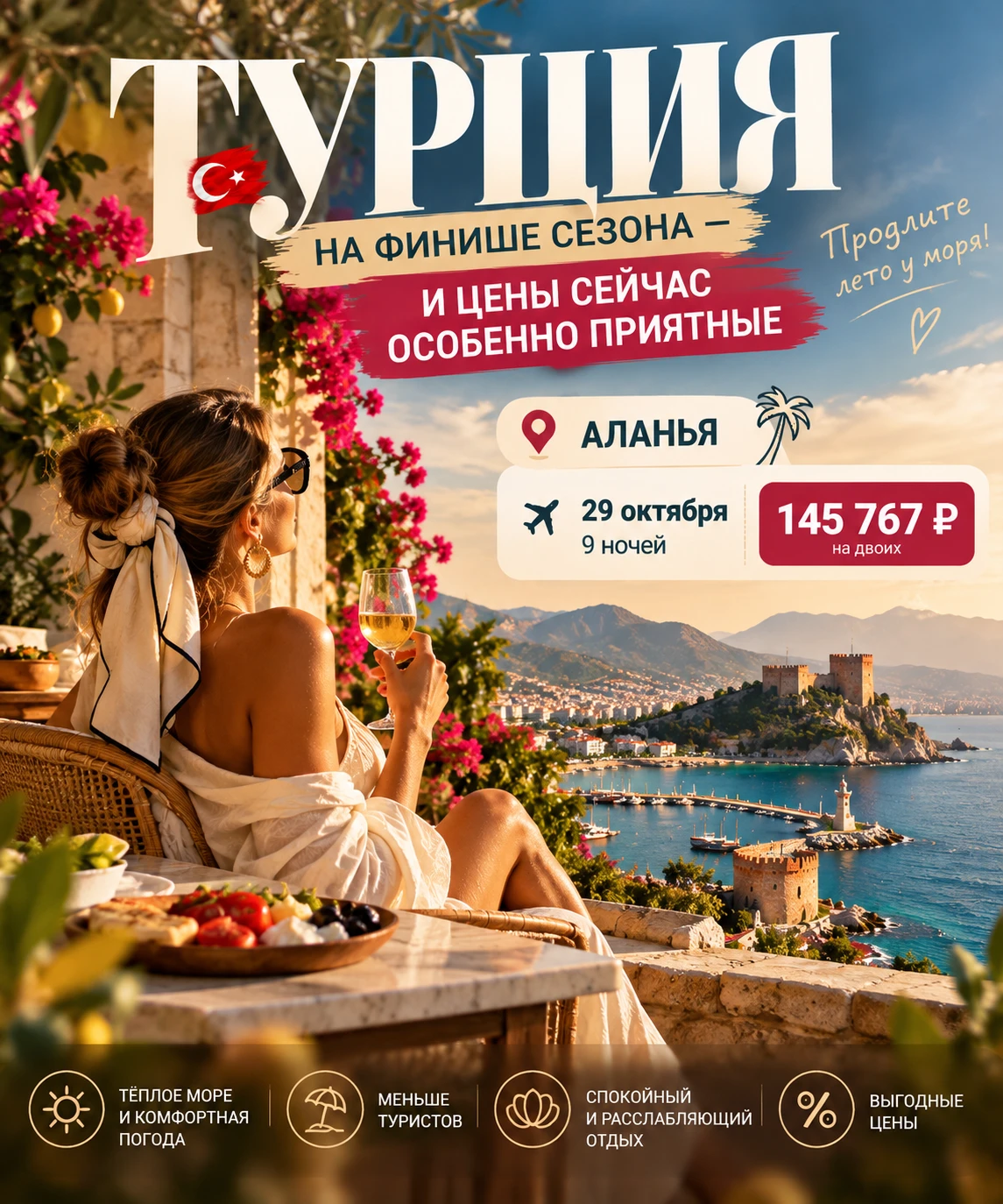 🇹🇷 ТУРЦИЯ НА ФИНИШЕ СЕЗОНА — И ЦЕНЫ СЕЙЧАС ОСОБЕННО ПРИЯТНЫЕ