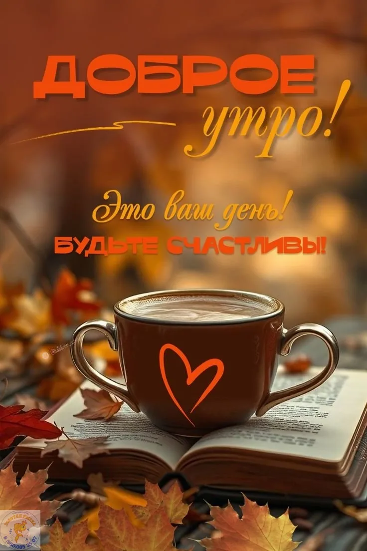 Доброе осеннее утро!🍂 Пусть за окном прохладно, а внутри будет тепло и спокойно. Пусть...