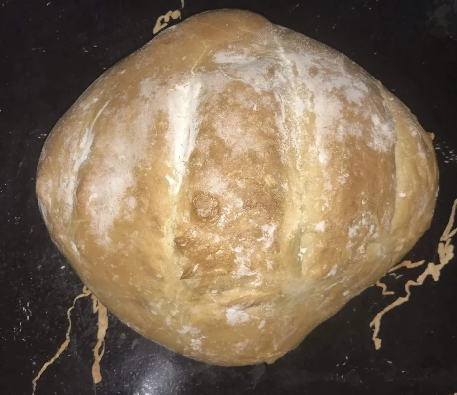Домашний безопарный хлеб 🍞